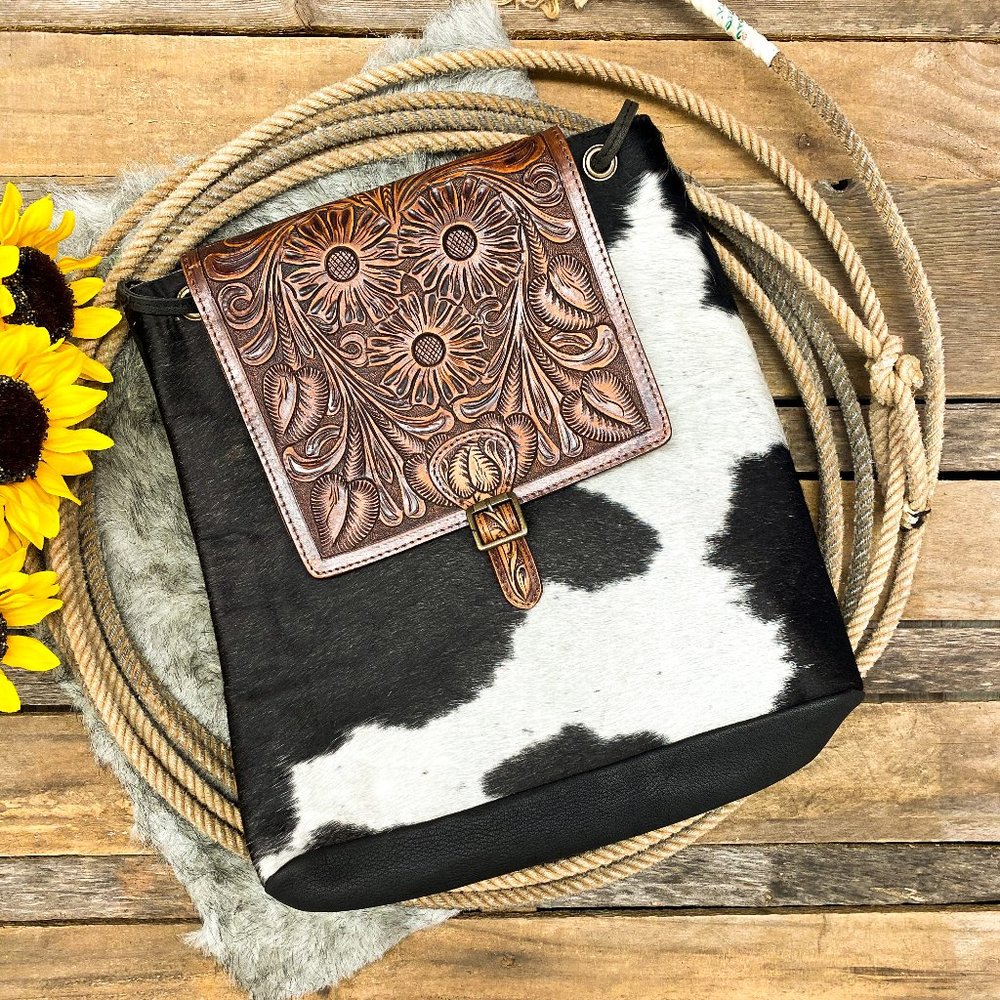 Cowhide Backpack